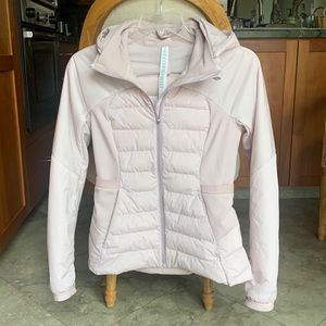 Lululemon Down for it All Jacket Porcelain Pink 8